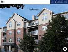Tablet Screenshot of landmarkapts.com